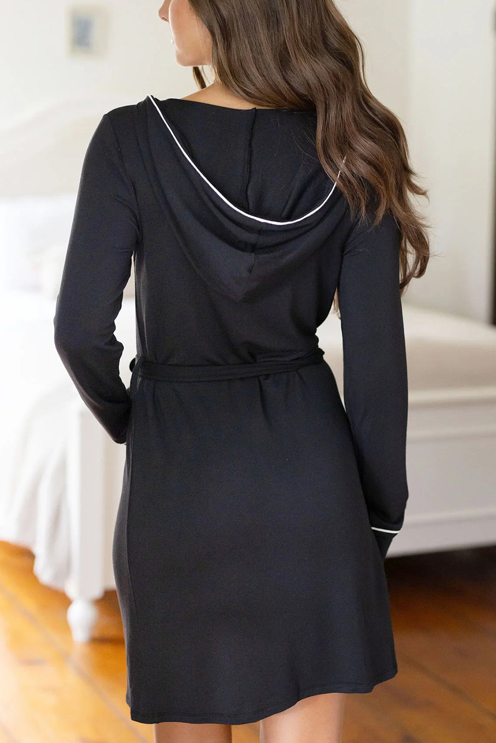Black Contrast Lounge Set Two Piece Pants Sets 78e238b5915bcee5