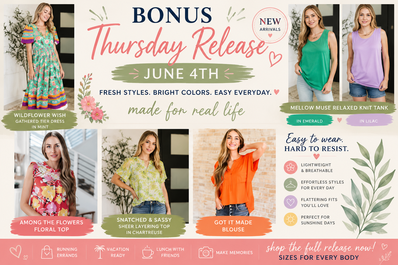 🌸 BONUS THURSDAY RELEASE — JUNE 4, 2026