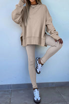 Ribbed Lounge Set – Cozy Sweatshirt & Leggings Lounge Sets 10d1584433dfddd4