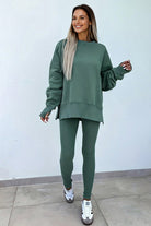 Ribbed Lounge Set – Cozy Sweatshirt & Leggings Lounge Sets 11337670e023d0e9