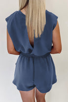 Ashleigh Blue Backless Romper Rompers 16db7fe25a8726c1