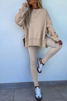 Ribbed Lounge Set – Cozy Sweatshirt & Leggings Lounge Sets 188dcdf58d1175c6