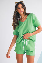 Bonbon Patchwork Shorts Set Two Piece Shorts Sets 18964ff0ab4ac6ca