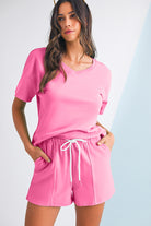 Bonbon Patchwork Shorts Set Two Piece Shorts Sets 4df8489373b584d2