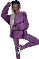 Ribbed Lounge Set – Cozy Sweatshirt & Leggings Lounge Sets 667d97bfe782b8e1