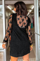 Beige Corduroy Mini Dress Short Dresses 6804c0c173ccabf7