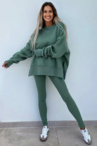 Ribbed Lounge Set – Cozy Sweatshirt & Leggings Lounge Sets 773e615e0afb0541
