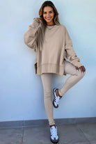 Ribbed Lounge Set – Cozy Sweatshirt & Leggings Lounge Sets 9bdbbb52f42e66cd