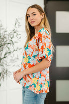 Lei Me Down V-Neck Top