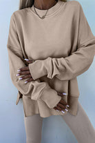 Ribbed Lounge Set – Cozy Sweatshirt & Leggings Lounge Sets c4b2e427f801944d