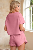 Black Cropped Tee & Skort Set Two Piece Shorts Sets c9a898d88112b1a3