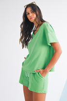 Bonbon Patchwork Shorts Set Two Piece Shorts Sets dde173490e56daeb