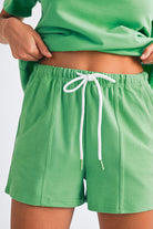 Bonbon Patchwork Shorts Set Two Piece Shorts Sets e6a4ab0987df07a8